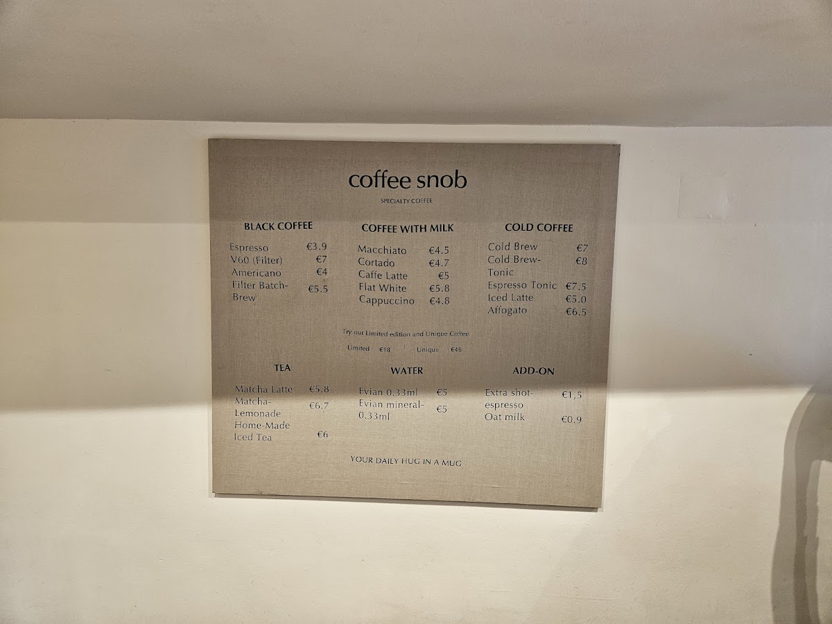 Menu Coffee Snob - Specialty Coffee-10